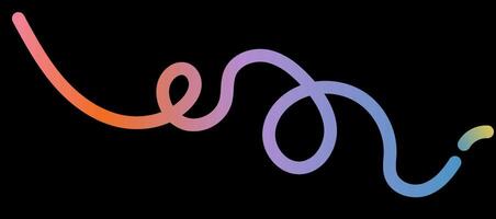 Abstract gradient background with smooth 3D lines, dynamic swirls, and wavy shapes. Modern and trendy fluid design with vibrant colours and geometric flow. vector