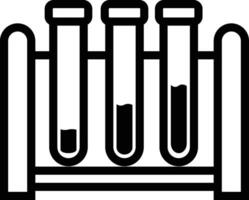 Test Tubes Icon. Professional, flat design. stand icon, three test tube in different style. EPS 10 vector