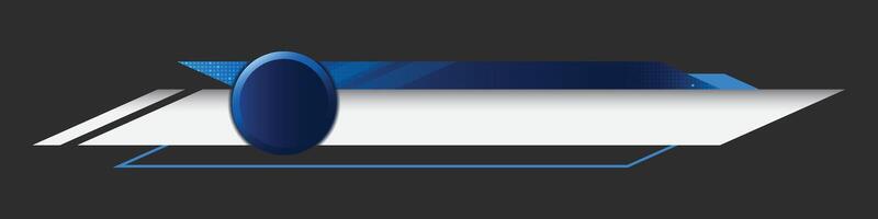 Futuristic design lower third banner, Broadcast news lower third banner template design. Lower third bar template for breaking news, headline title, vector