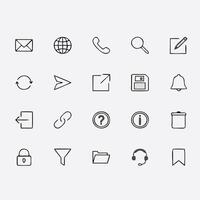 a set of icons that are in the shape of a phone, computer, and other items vector