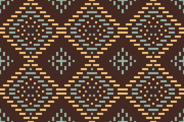Palestinian Ndebele Traditional Pattern Artfolk Embroidery, Aztec Geometric Ornament Print. Design for Carpet, Wallpaper, Clothing, Wrapping, Fabric