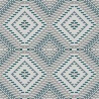 Fabric Texture Seamless Abstract Geometric Patternfolk Embroidery, Aztec Geometric Ornament Print. Design for Carpet, Wallpaper, Clothing, Wrapping, Fabric vector