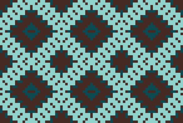 Nordic Arabic Pattern Designfolk Embroidery, Aztec Geometric Ornament Print. Design for Carpet, Wallpaper, Clothing, Wrapping, Fabric