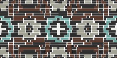 Native Patterns Islamic Geometric Pattern Stencilfolk Embroidery, Aztec Geometric Ornament Print. Design for Carpet, Wallpaper, Clothing, Wrapping, Fabric vector