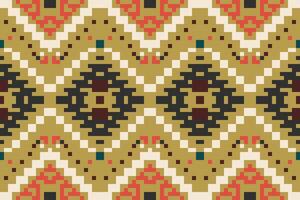 Native Patterns Simple Islamic Patternfolk Embroidery, Aztec Geometric Ornament Print. Design for Carpet, Wallpaper, Clothing, Wrapping, Fabric vector