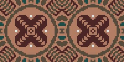 Vintage Geometric Patterns Examplesfolk Embroidery, Aztec Geometric Ornament Print. Design for Carpet, Wallpaper, Clothing, Wrapping, Fabric vector