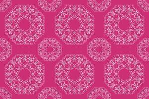Damask Floral Patterns Baroque Arabic Tile Pattern Folk Embroidery, Aztec Ornament Print. Design for Carpet, Wallpaper, Clothing, Wrapping, Fabric vector