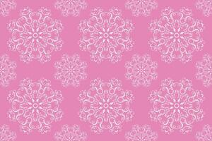 Damask Flower Repeating Pattern Traditional Pattern Background Folk Embroidery, Aztec Ornament Print. Design for Carpet, Wallpaper, Clothing, Wrapping, Fabric vector