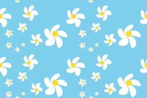 Blossom Daisy Pattern Images. Modern Vibrant Visual Perfect for Seasonal Designs and Nature Inspired Projects vector