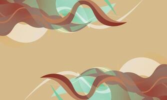 Colorful wave gradient background. vector
