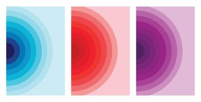 Illustration background circle gradient vector