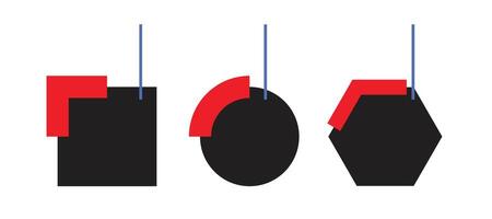 Design template shape geometric explanation vector