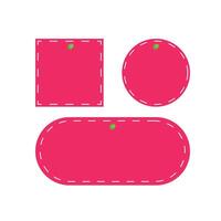 Design template shape geometric border vector