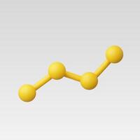 3d Realistic Analytics Data Icon vector