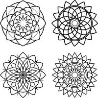 Modern Flowing Curve Illustrations vector
