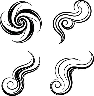 Graceful Curve Line Illustrations