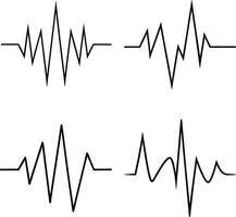 Smooth Flowing Line Art Designs vector