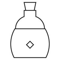 Calabash Man Icon with Line Style vector