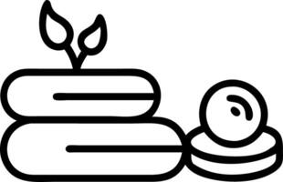 A black and white illustration of a stack of books vector