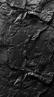 Black and white photo of a cracked surface