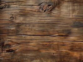A close up of a wood plank with knots photo