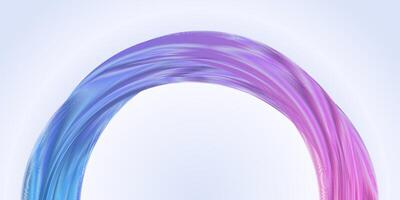 Colorful graphic design background featuring a pink and blue line with many different colored vector