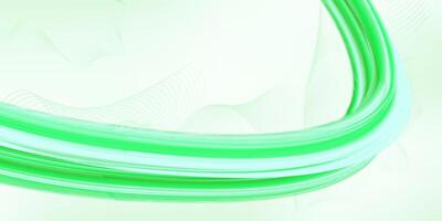 green wavy line on white background, Luxury Design background vector