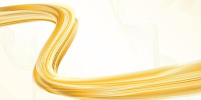 gold wavy line on white background, Luxury Design background vector