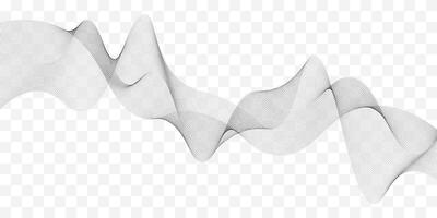 Abstract wave element for design. Digital frequency track equalizer. Stylish dotted line art background vector