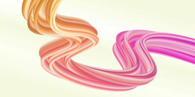 Colorful graphic retro design background featuring a purple and orange line with many different colored vector