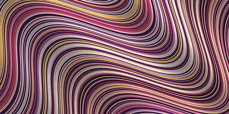 abstract background wavy line pattern, colorful lines