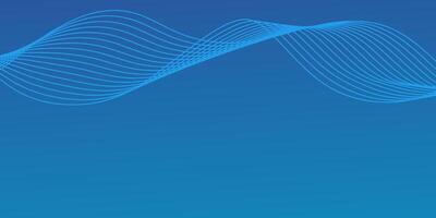 Business blue banner with flowing curved line background. Gradient lines tech data digital design for presentation, website, banner, ads, posters. vector