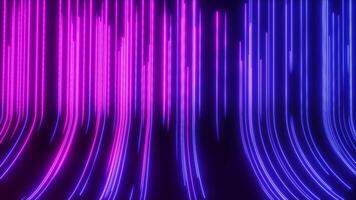Flow of digital information. Moving segments of colored lines. Background for logo animation. 1 video