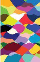half-circles pattern with large semicircular bauhuse shapes patterns design vector