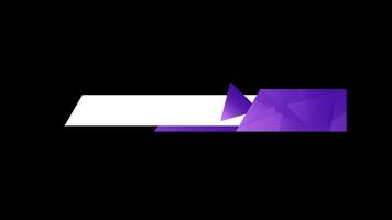 Lower third banner animation, Broadcast news lower third banner template design. headline title. Motion graphic. Transparent background with alpha channel video