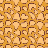 Abstract Organic Shapes in Earthy Colors Pattern. Seamless illustration featuring abstract organic shapes in earthy tones. This design uses irregular forms reminiscent of natural patterns vector