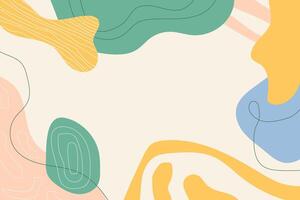 Minimalist background with earth colors vector