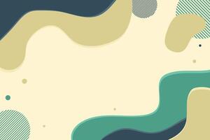 Hand drawn flat design abstract background vector