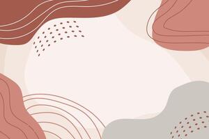 Hand drawn abstract background design vector