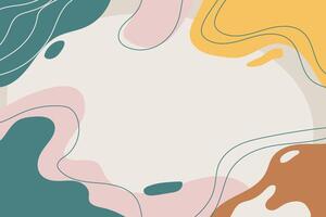 Abstract background with earth colors composition vector