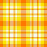 Vibrant yellow and orange plaid pattern. Perfect for textile design, website backgrounds, or cheerful branding. This sunny, optimistic image evokes feelings of warmth and happiness. vector
