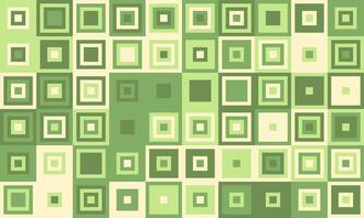 Abstract green and beige square pattern. Geometric design ideal for backgrounds, textiles, or website design. Modern, minimalist style evokes calmness and order. vector