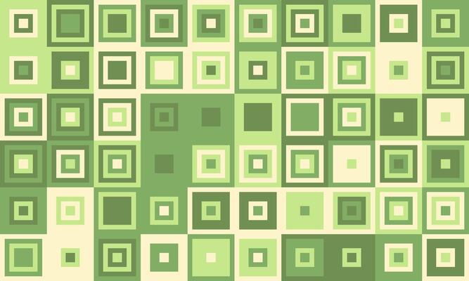 Abstract green and beige square pattern. Geometric design ideal for backgrounds, textiles, or website design. Modern, minimalist style evokes calmness and order.