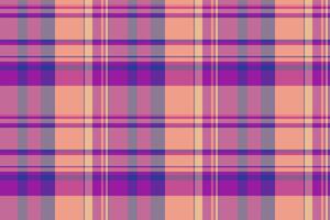 Sketch textile check background, bathroom plaid seamless fabric. Graphic pattern tartan texture in pink and pastel colors. vector