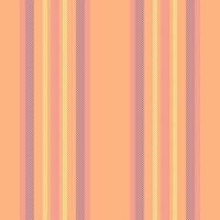 Clothes seamless lines vertical, choose background pattern fabric. Figure stripe textile texture in orange and red colors. vector