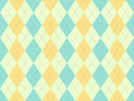 Delightful pastel argyle pattern. Perfect for backgrounds, textiles, packaging, or website design. Offers a cheerful, classic, and versatile aesthetic. vector