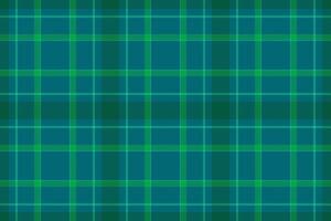 New year plaid check background, geometrical fabric seamless. Multicultural pattern texture tartan textile in cyan and teal colors. vector