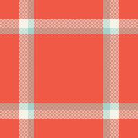 Vibrant coral plaid pattern, perfect for textile design, fashion, or website backgrounds. This minimalist yet striking design offers a modern take on classic plaid, conveying warmth and style. vector