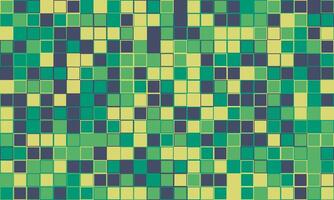 Abstract mosaic pattern in vibrant greens and yellows. Perfect for backgrounds, website design, or presentations. Represents data, technology, or nature. vector