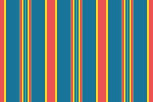 Vibrant vertical stripes in teal, yellow, and coral create a cheerful, retroinspired pattern. vector
